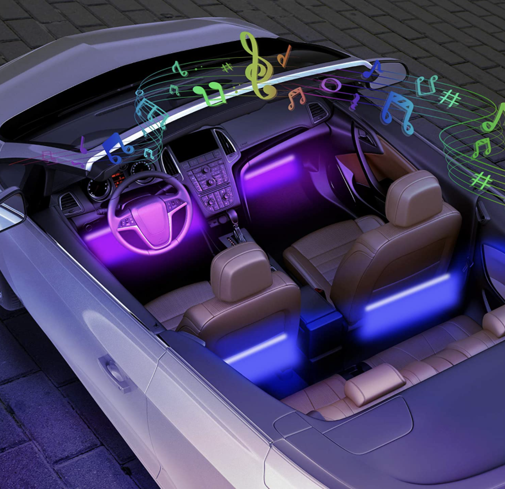 Speclux LED Auto Innenbeleuchtung, 72 LED Auto Streifen Licht LED Ambiente  Beleuchtung, Auto Zubehör Innenraum, Drahtlose Fernsteuerung, Musik &  Sprachsteuerung : : Auto & Motorrad